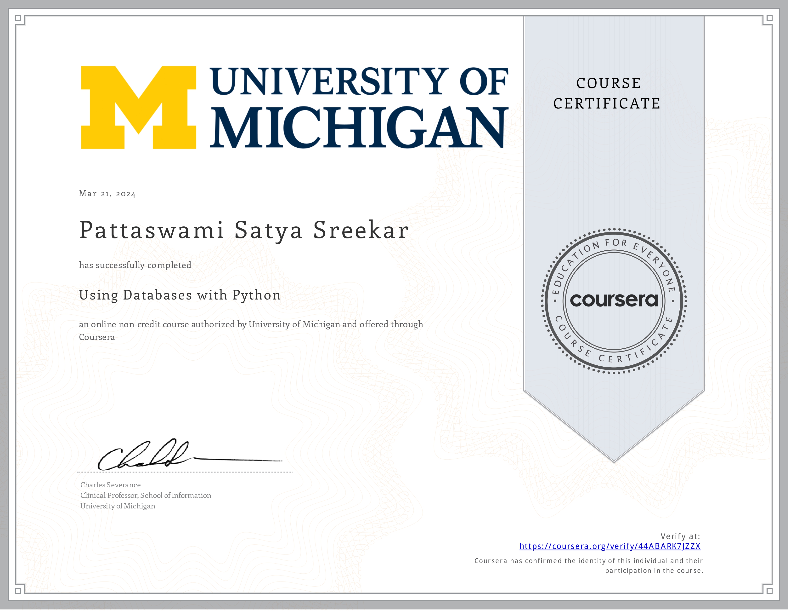 Python with Databases